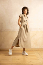 Lade das Bild in den Galerie-Viewer, Long Leinen Dress