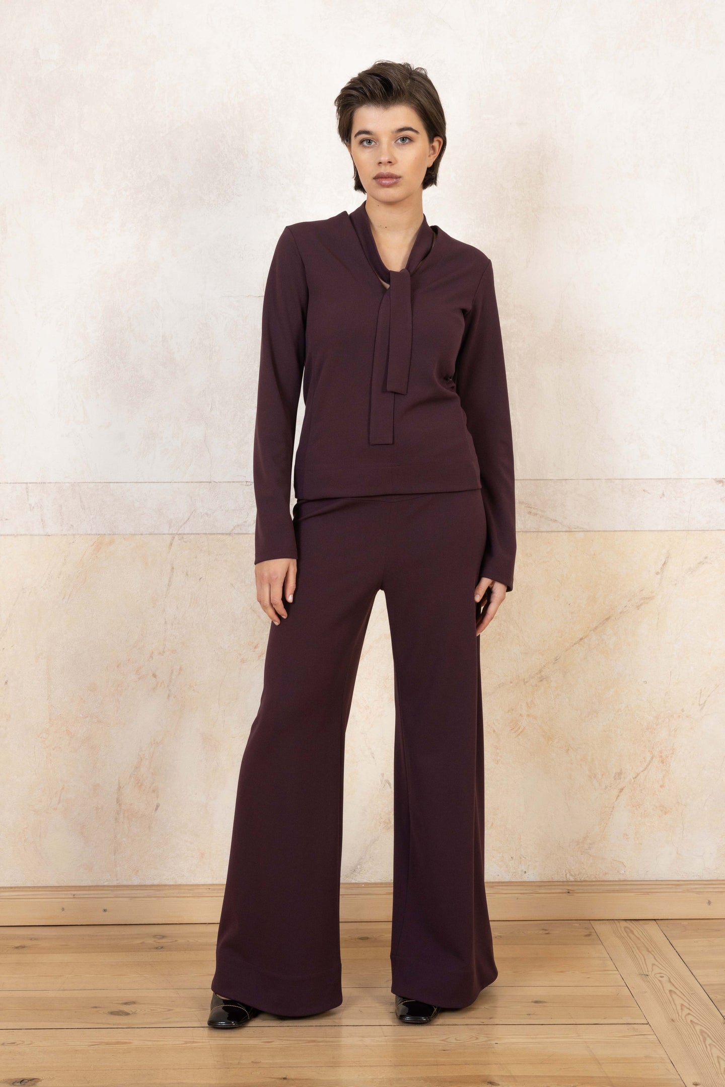 Silky Touch Bluse mit Schluppe